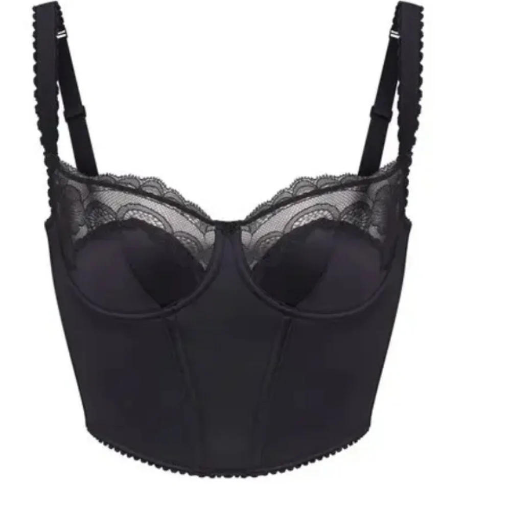 NWOT SKIMS STRETCH SATIN LACE CROPPED. CORSET  ,SZ: S ,XS - Picture 4 of 4
